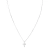 Femme Luzaka Colliers<Collier Croix 2 Argent 925 rhodié