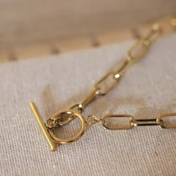 Femme Luzaka Colliers<Collier Dana acier doré or