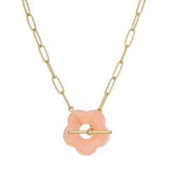 Femme Luzaka Colliers<Collier Donut rose