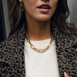 Femme Luzaka Colliers<Collier Edwige acier doré or
