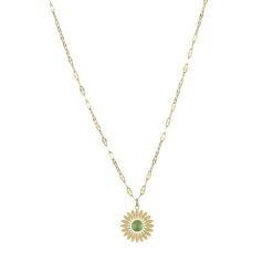 Femme Luzaka Colliers<Collier Elios Aventurine verte