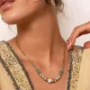 Femme Luzaka Colliers<Collier Elsa acier doré or Amazonite