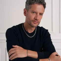 Homme Luzaka Colliers<Collier Emile acier argenté