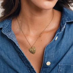 Femme Luzaka Colliers<Collier Epora acier doré or