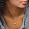 Femme Luzaka Colliers<Collier Eugénie acier doré or strass