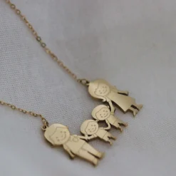 Femme Luzaka Colliers<Collier Famili 4 doré or