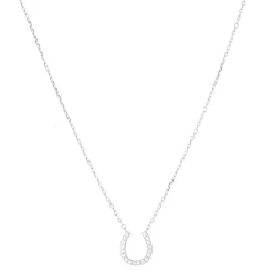 Femme Luzaka Colliers<Collier Fer à cheval Argent 925 rhodié