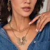 Femme Luzaka Colliers<Collier Floriane acier doré or