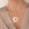 Femme Luzaka Colliers<Collier Florine acier doré or et nacre
