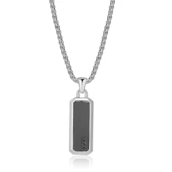 Homme Luzaka Colliers<Collier Fuji acier
