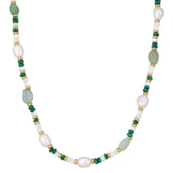 Femme Luzaka Colliers<Collier Gaia acier doré or
