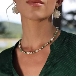 Femme Luzaka Colliers<Collier Gaia acier doré or