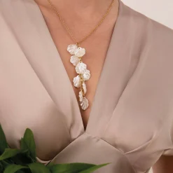 Femme Luzaka Colliers<Collier Honorine acier doré or