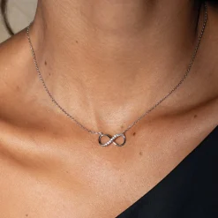 Femme Luzaka Colliers<Collier Infini Argent 925 rhodié