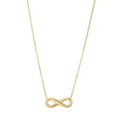 Femme Luzaka Colliers<Collier infini Eve acier doré or
