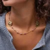Femme Luzaka Colliers<Collier Ingrid acier doré or