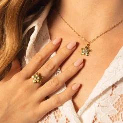 Femme Luzaka Colliers<Collier Javie acier doré or