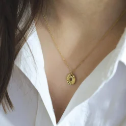 Femme Luzaka Colliers<Collier Joa acier doré or