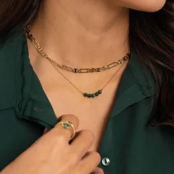 Femme Luzaka Colliers<Collier Joan acier doré or