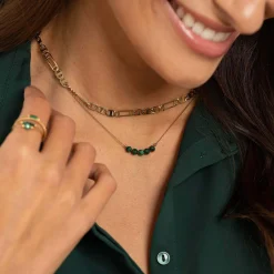 Femme Luzaka Colliers<Collier Joan acier doré or
