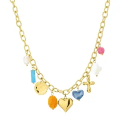 Femme Luzaka Colliers<Collier kapri acier doré or