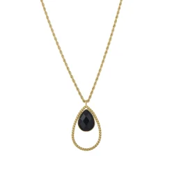Femme Luzaka Colliers<Collier Kario acier doré or noir