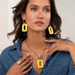 Femme Luzaka Colliers<Collier Léonie jaune