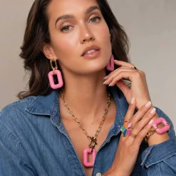 Femme Luzaka Colliers<Collier Léonie rose