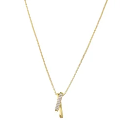 Femme Luzaka Colliers<Collier Lou doré et strass