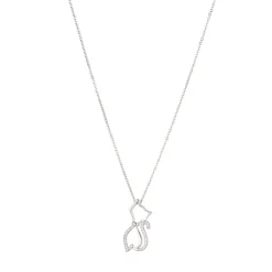 Femme Luzaka Colliers<Collier Love Cat strass