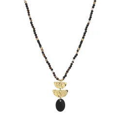 Femme Luzaka Colliers<Collier Lucia Obsidienne noire