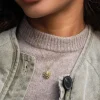 Femme Luzaka Colliers<Collier Lyka acier doré or pierre Pin Africian