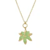Femme Luzaka Colliers<Collier Maddy Vert acier doré or