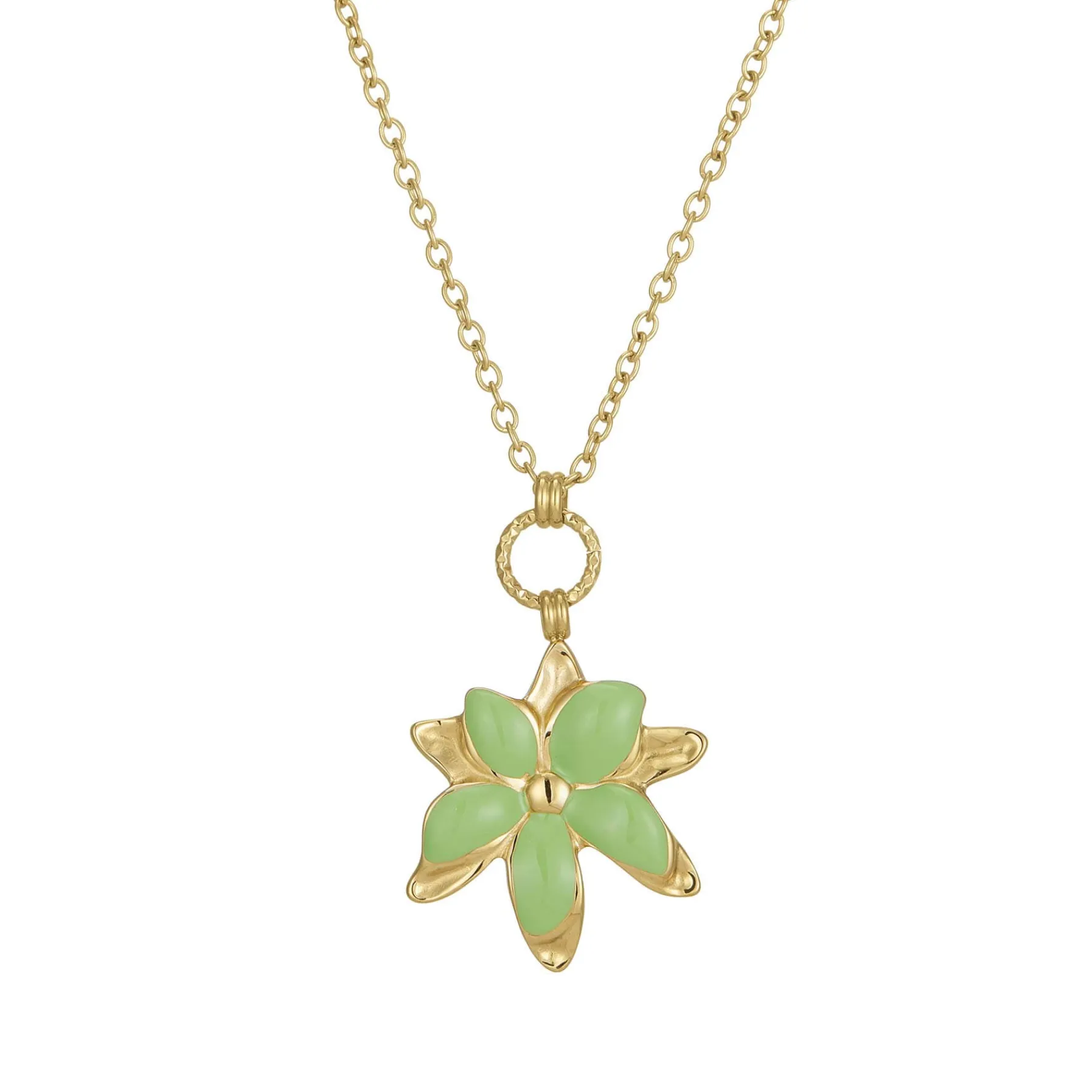 Femme Luzaka Colliers<Collier Maddy Vert acier doré or