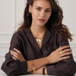 Femme Luzaka Colliers<Collier Madeleine acier doré or