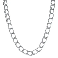 Femme Luzaka Colliers<Collier maille Albane acier argenté