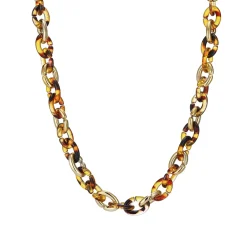 Femme Luzaka Colliers<Collier Maille Dolceta acier doré or