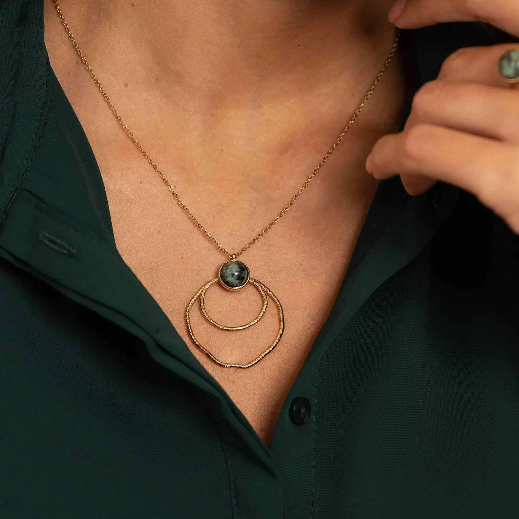 Femme Luzaka Colliers<Collier Majo Turquoise Africaine