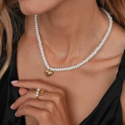Femme Luzaka Colliers<Collier Marie  acier doré or