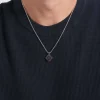 Homme Luzaka Colliers<Collier Marine acier