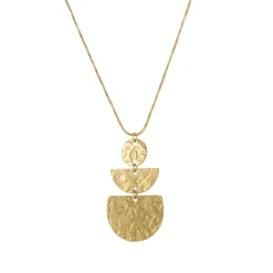 Femme Luzaka Colliers<Collier Mendosa acier doré or