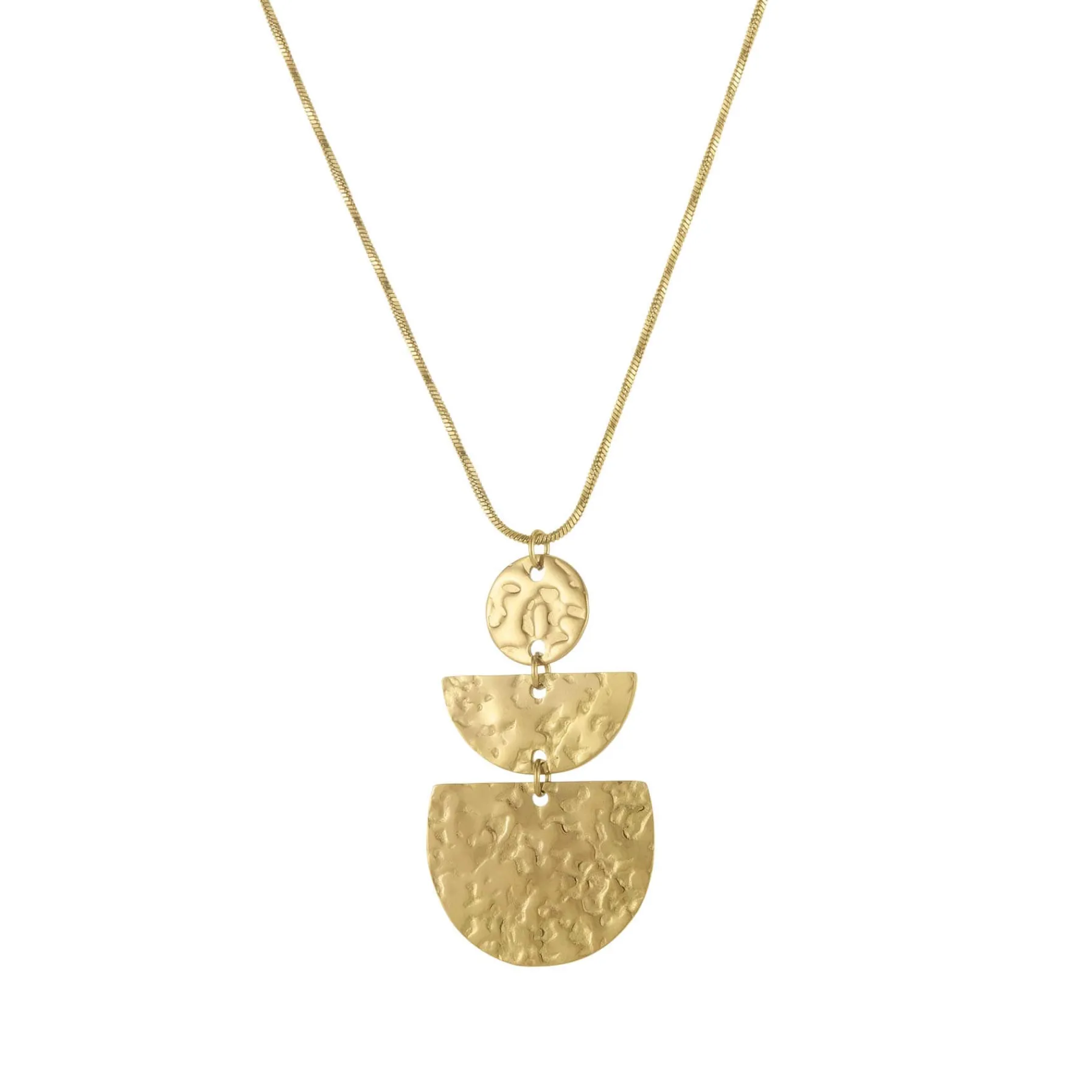 Femme Luzaka Colliers<Collier Mendosa acier doré or