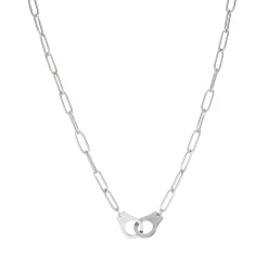 Femme Luzaka Colliers<Collier Menottes acier
