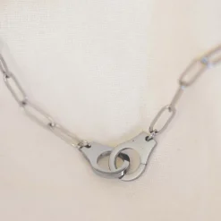 Femme Luzaka Colliers<Collier Menottes acier
