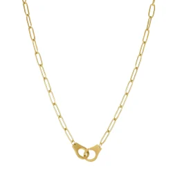 Femme Luzaka Colliers<Collier Menottes acier doré or