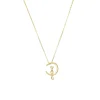 Femme Luzaka Colliers<Collier Miaou acier doré or