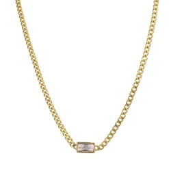Femme Luzaka Colliers<Collier Mila Strass blanc