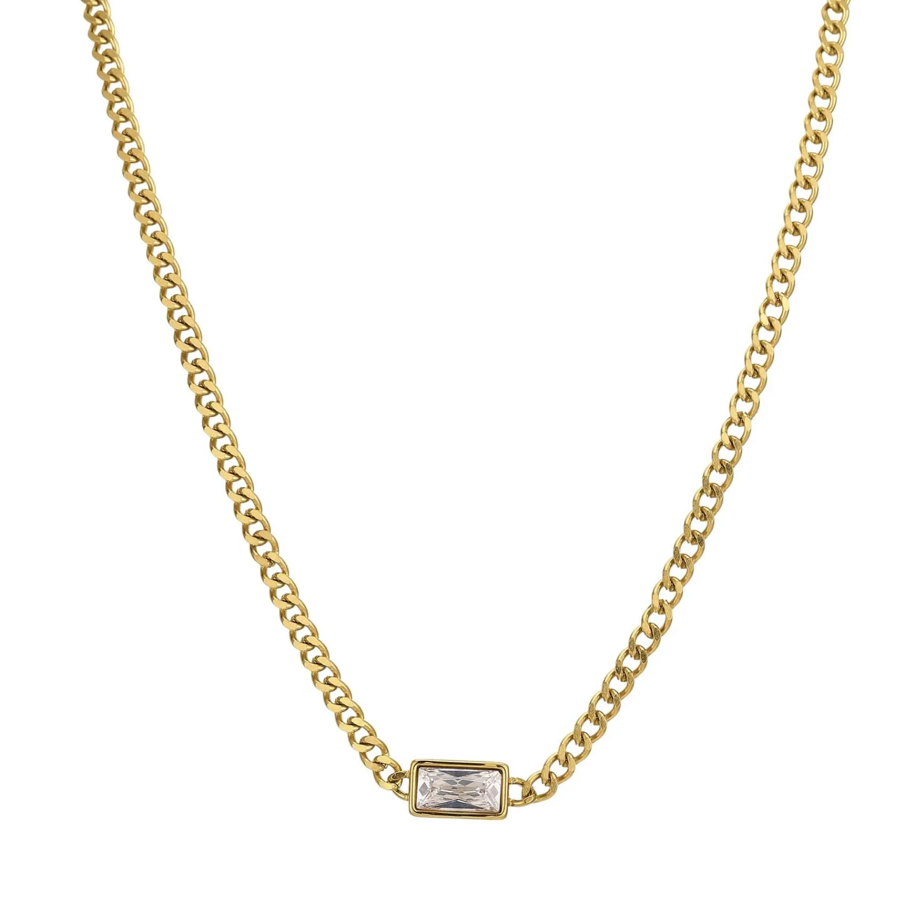 Femme Luzaka Colliers<Collier Mila Strass blanc
