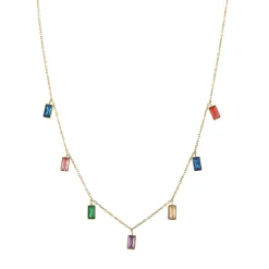 Femme Luzaka Colliers<Collier Mila Strass multicolores