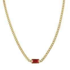 Femme Luzaka Colliers<Collier Mila Strass rouge